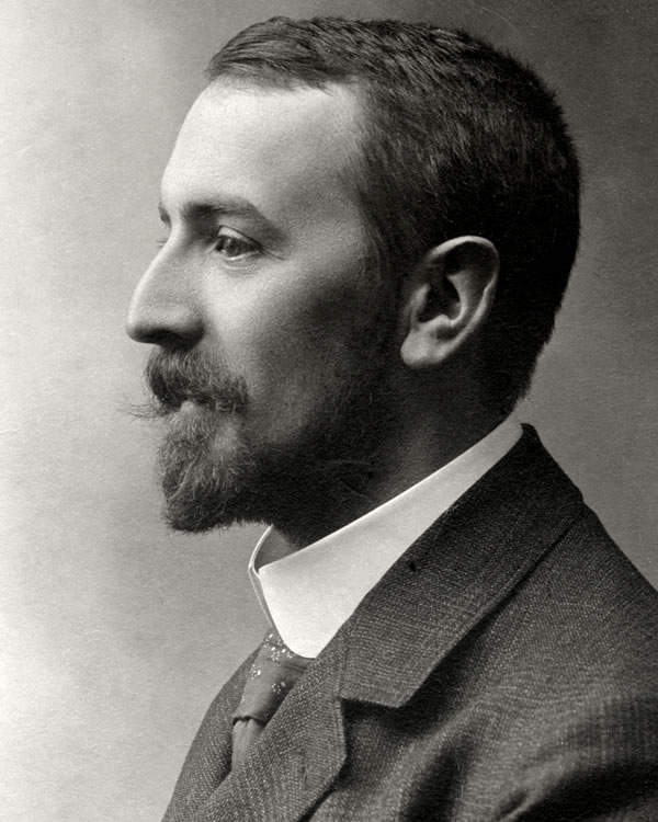 A portrait of Alfred Friedrich Bluntschli 
