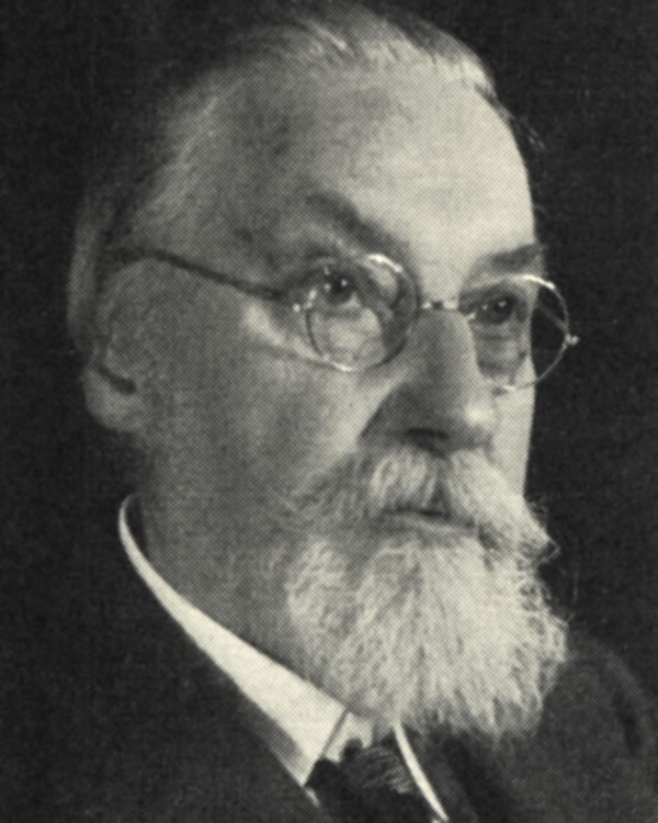 A portrait of Ernst Fiedler 