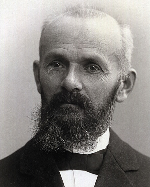 A portrait of Johann Jakob Früh 