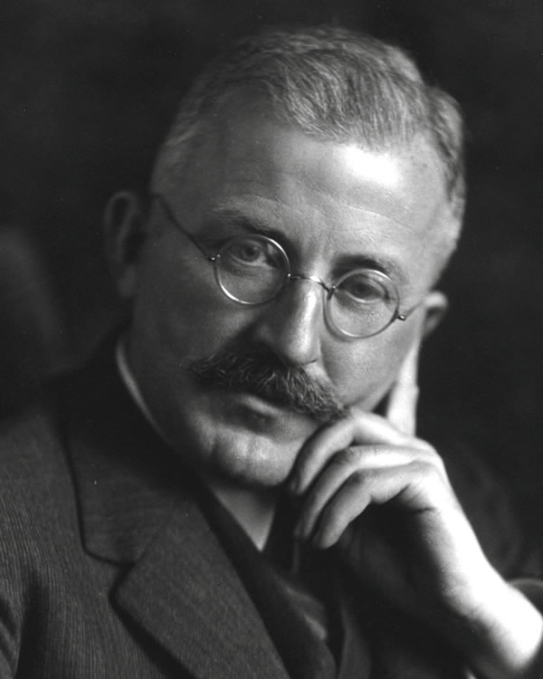 A portrait of Hermann Staudinger