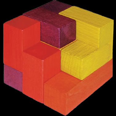 Colourful Soma cube