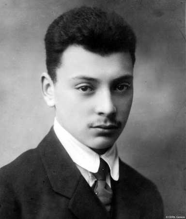 Portrait of Wolfgang Pauli in his youth