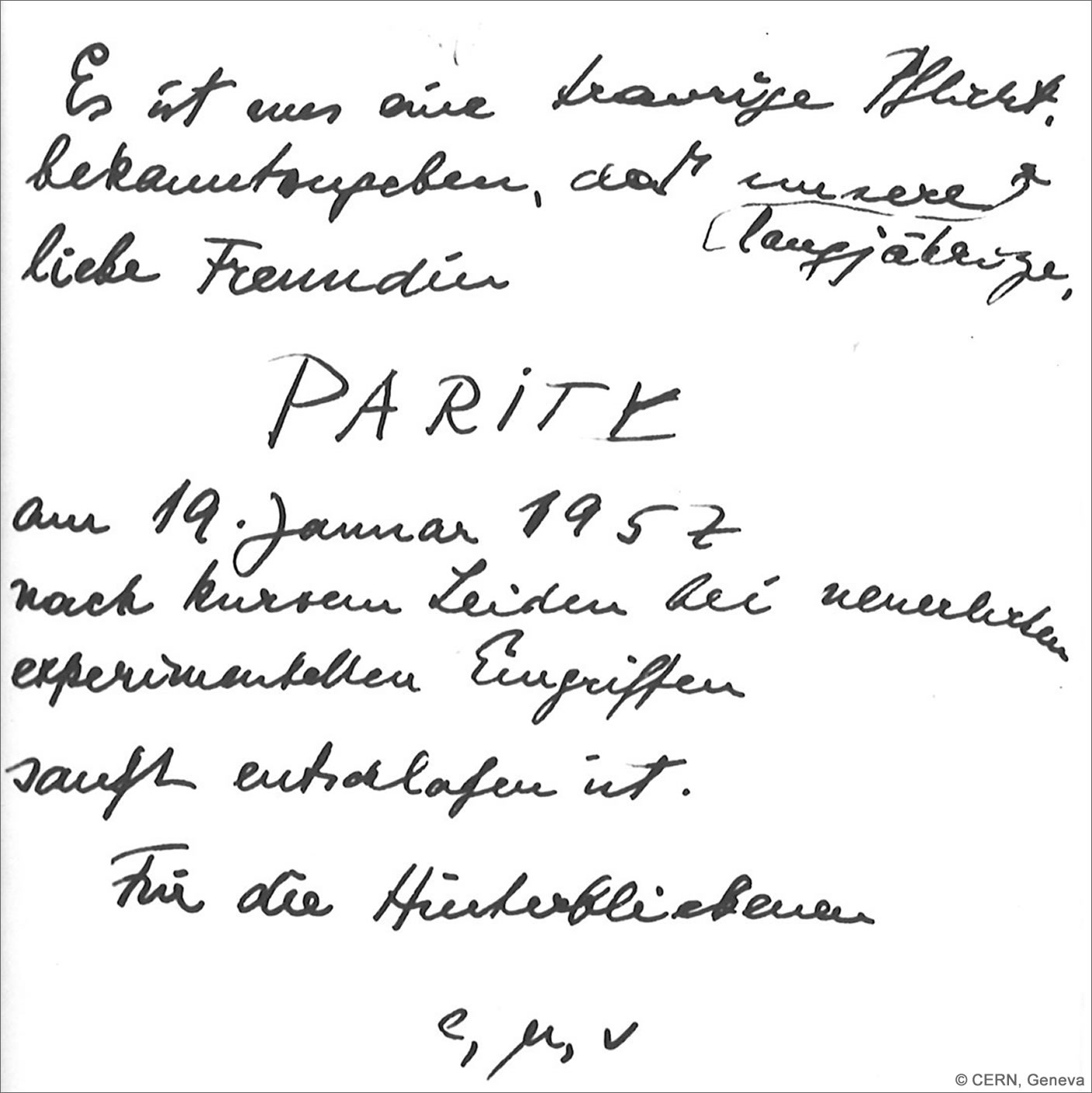 Handwritten document