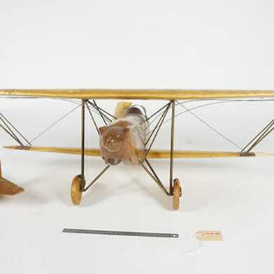 Wooden biplane