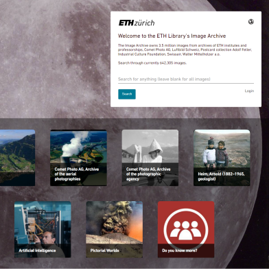 ETH Zurich image database: How do you find what you’re looking for in E-Pics?