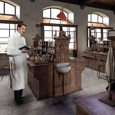 Immerse yourself in the world of chemistry at ETH Zurich circa 1900! 