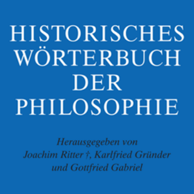 Titelbild des Buches "Historisches Wörterbuch der Philosophie"