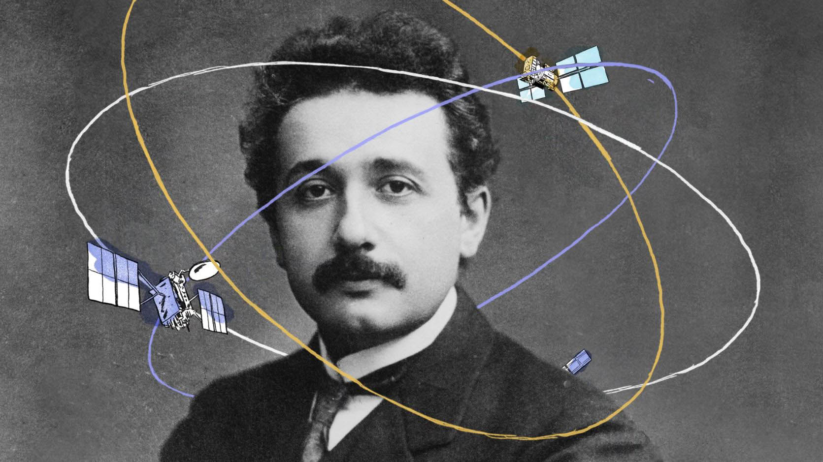 Portrait photo of Albert Einstein