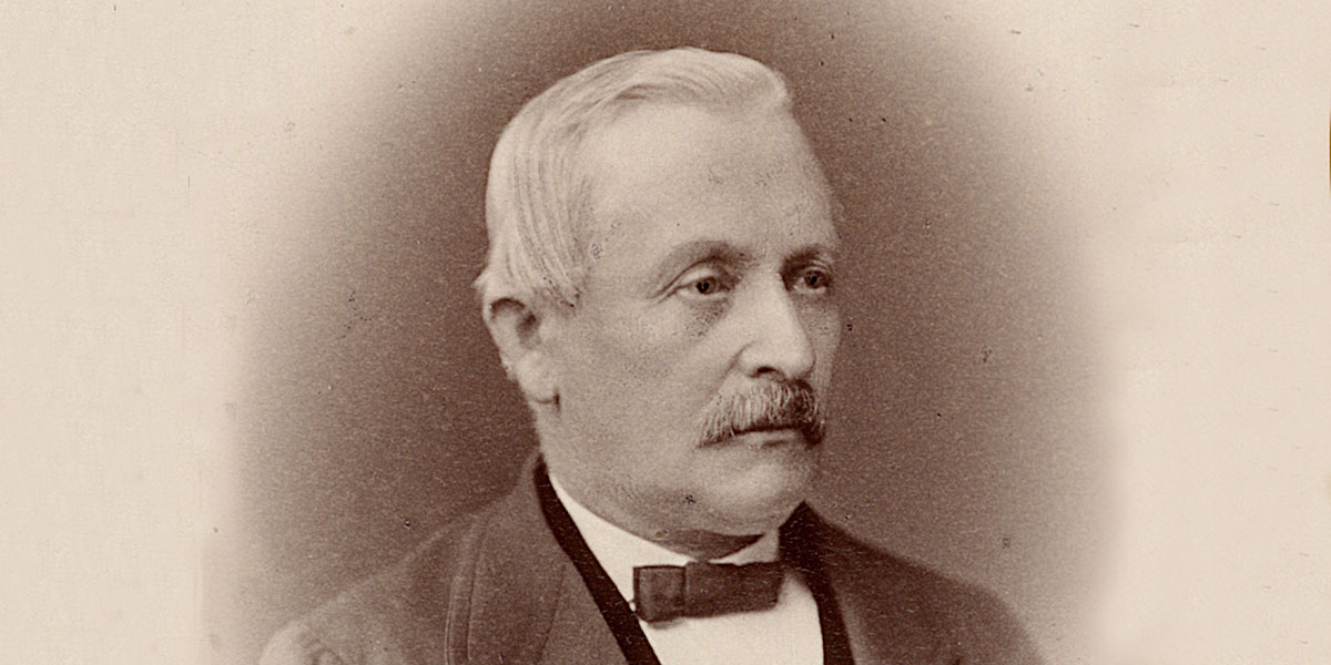 Porträt von Johannes Orelli (1822-1885)