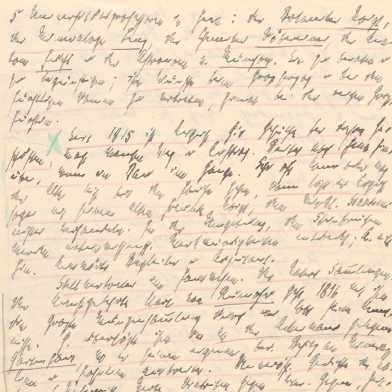 Handschrift Thomas Mann