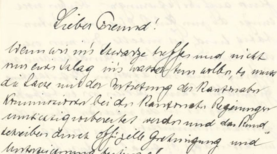 Paul Sarasin (1856-1929) und Carl Schröter (1855-1939), Korrespondenz, betreffend Reservat linke Linthebene, 1917. ETH-Bibliothek, Hochschularchiv, Hs 398:271. <br _rte_temp_br="brEOB">